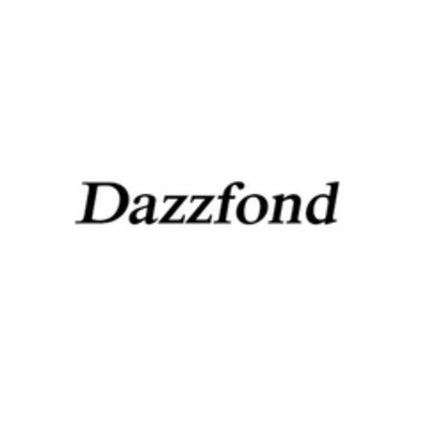 DAZZFOND Logo (USPTO, 01/22/2019)