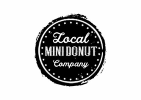 LOCAL MINI DONUT COMPANY Logo (USPTO, 04.06.2019)