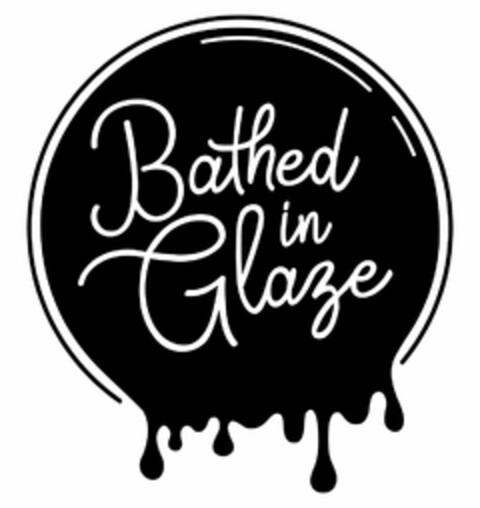 BATHED IN GLAZE Logo (USPTO, 19.08.2019)