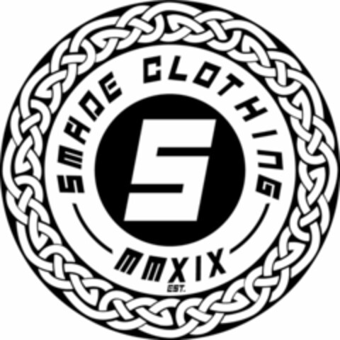 S SMADE CLOTHING EST. MMXIX EST. Logo (USPTO, 11/21/2019)