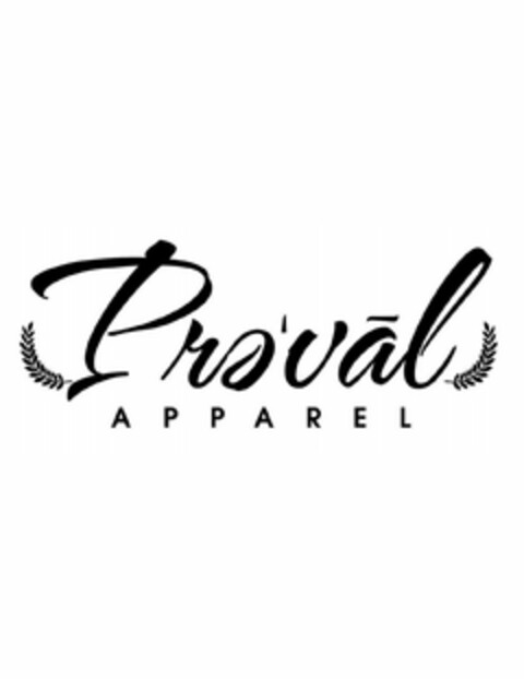 PRE'VAL APPAREL Logo (USPTO, 02.09.2020)