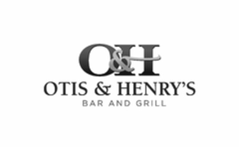 O & H OTIS & HENRY'S BAR AND GRILL Logo (USPTO, 05.02.2009)