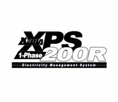 XEDIA XPS 200R 1-PHASE ELECTRICITY MANAGEMENT SYSTEM Logo (USPTO, 06/13/2009)