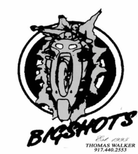 BIGSHOTS EST. 1995 THOMAS WALKER Logo (USPTO, 08/09/2009)