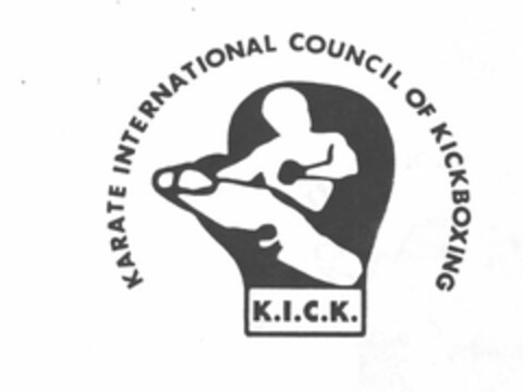 KARATE INTERNATIONAL COUNCIL OF KICKBOXING K.I.C.K. Logo (USPTO, 10/01/2009)