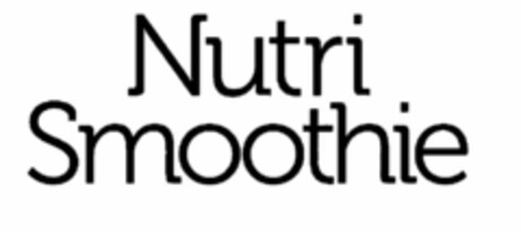 NUTRI SMOOTHIE Logo (USPTO, 11/09/2009)
