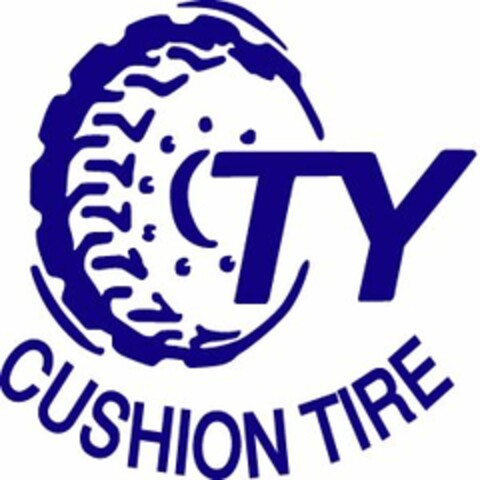 TY CUSHION TIRE Logo (USPTO, 06/01/2010)