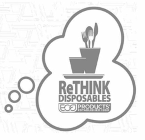 RETHINK DISPOSABLES ECO PRODUCTS ESTABLISHED 1990 Logo (USPTO, 14.06.2010)