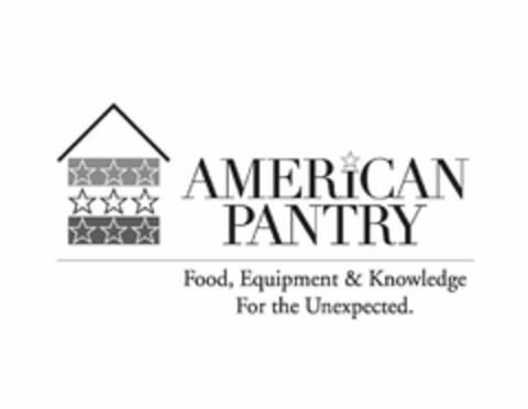 AMERICAN PANTRY FOOD, EQUIPMENT & KNOWLEDGE FOR THE UNEXPECTED. Logo (USPTO, 29.11.2010)