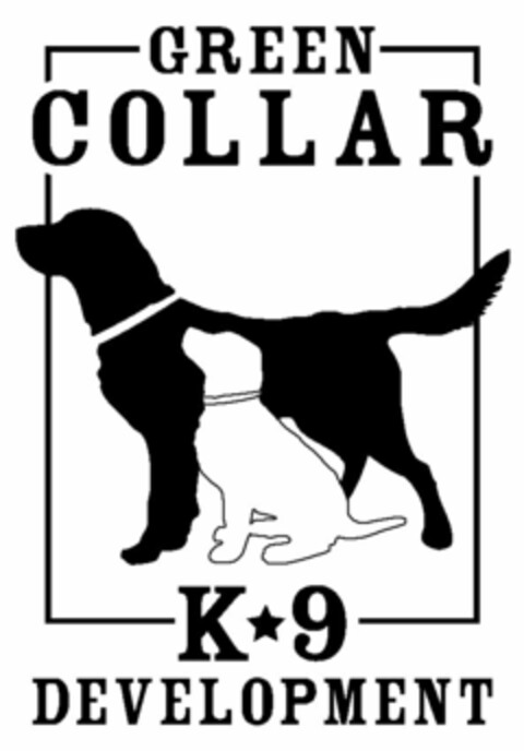 GREEN COLLAR K 9 DEVELOPMENT Logo (USPTO, 25.08.2011)