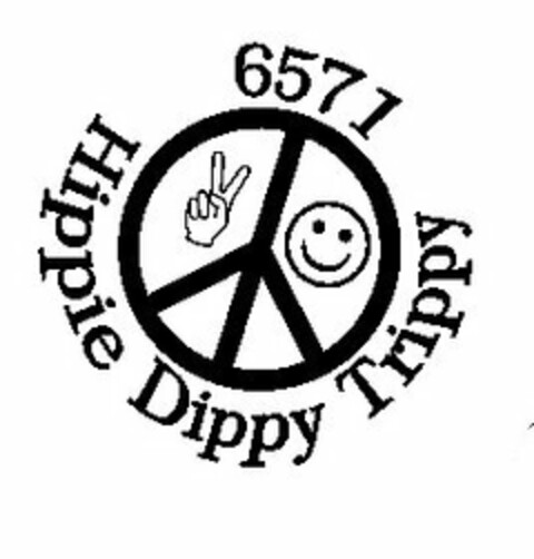 6571 HIPPIE DIPPY TRIPPY Logo (USPTO, 13.09.2011)