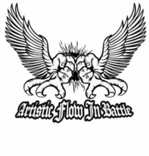 ARTISTIC FLOW IN BATTLE Logo (USPTO, 01/23/2012)