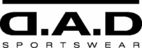 D.A.D SPORTSWEAR Logo (USPTO, 03/29/2012)