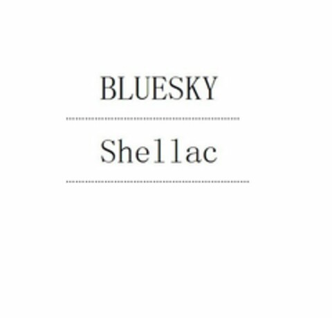 BLUESKY SHELLAC Logo (USPTO, 10.04.2012)