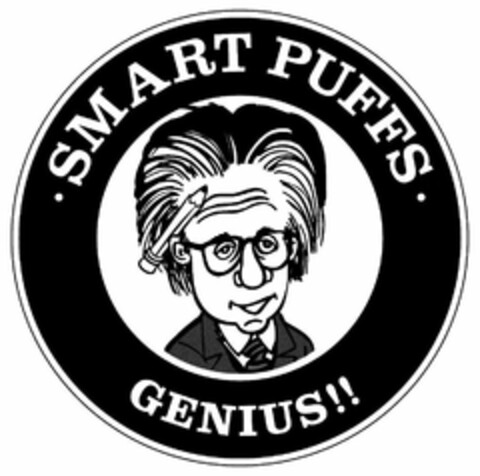 · SMART PUFFS · GENIUS!! Logo (USPTO, 22.05.2012)