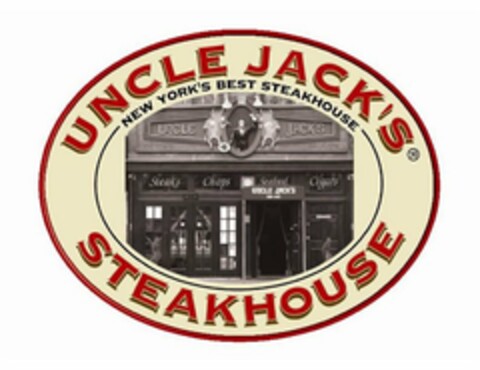 UNCLE JACK'S STEAKHOUSE NEW YORK'S BESTSTEAKHOUSE Logo (USPTO, 07/18/2012)