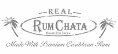 REAL RUMCHATA BRAND RUM CREAM MADE WITHPREMIUM CARIBBEAN RUM Logo (USPTO, 28.03.2013)