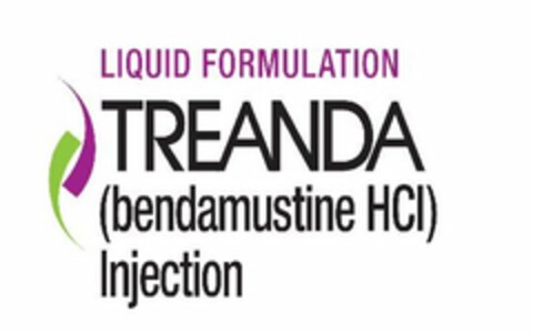 TREANDA (BENDAMUSTINE HCI) FOR INJECTION Logo (USPTO, 10.10.2013)