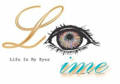 L LIFE IN MY EYES IME Logo (USPTO, 07/16/2014)