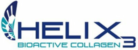 HELIX3 BIOACTIVE COLLAGEN Logo (USPTO, 31.03.2015)