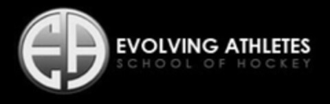 EA EVOLVING ATHLETES SCHOOL OF HOCKEY Logo (USPTO, 09/22/2015)