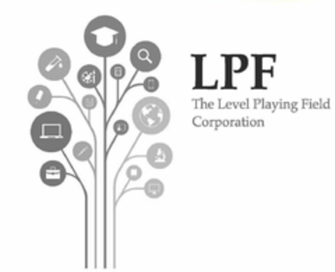 LPF THE LEVEL PLAYING FIELD CORPORATION Logo (USPTO, 12.02.2016)