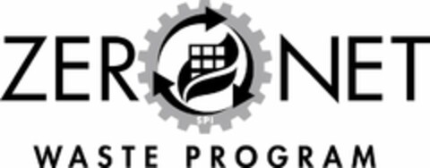 SPI ZERO NET WASTE PROGRAM Logo (USPTO, 02/17/2016)