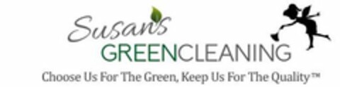 SUSAN'S GREEN CLEANING Logo (USPTO, 29.06.2016)