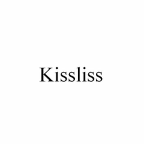 KISSLISS Logo (USPTO, 11.08.2016)