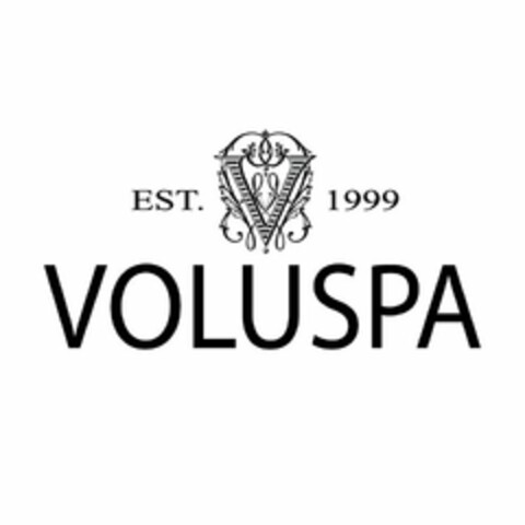 V EST. 1999 VOLUSPA Logo (USPTO, 09/06/2016)