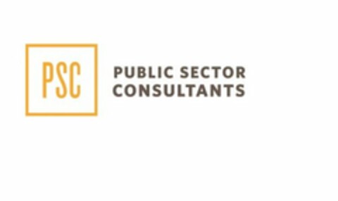 PSC PUBLIC SECTOR CONSULTANTS Logo (USPTO, 10/13/2016)