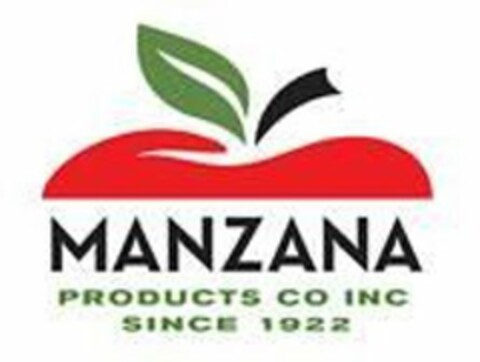 MANZANA PRODUCTS CO INC SINCE 1922 Logo (USPTO, 22.02.2017)