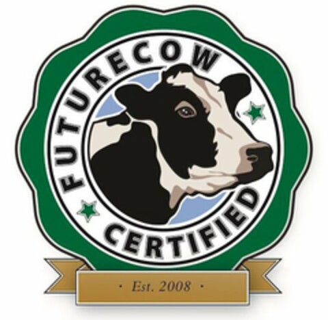 FUTURECOW CERTIFIED · EST. 2008 · Logo (USPTO, 30.05.2017)