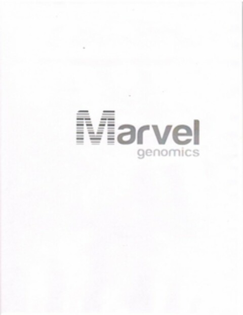 MARVEL GENOMICS Logo (USPTO, 17.07.2017)