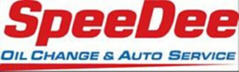 SPEEDEE OIL CHANGE & AUTO SERVICE Logo (USPTO, 09.10.2017)