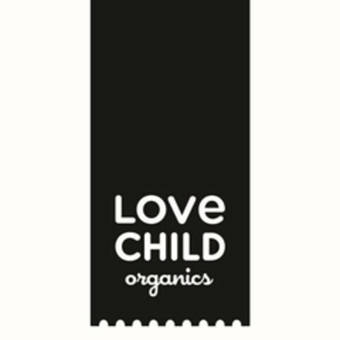 LOVE CHILD ORGANICS Logo (USPTO, 07/25/2018)