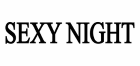 SEXY NIGHT Logo (USPTO, 09/26/2018)