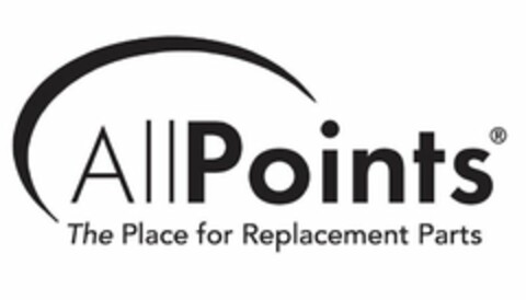ALLPOINTS THE PLACE FOR REPLACEMENT PARTS Logo (USPTO, 08.04.2019)