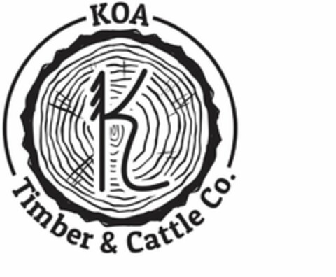 K KOA TIMBER & CATTLE CO. Logo (USPTO, 12.04.2019)