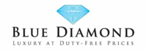 BLUE DIAMOND LUXURY AT DUTY-FREE PRICES Logo (USPTO, 05/01/2019)