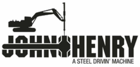 JOHN HENRY A STEEL DRIVIN' MACHINE Logo (USPTO, 28.06.2019)