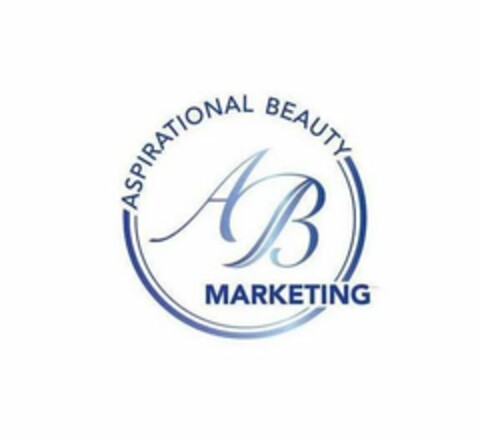 AB ASPIRATIONAL BEAUTY MARKETING Logo (USPTO, 10/16/2019)