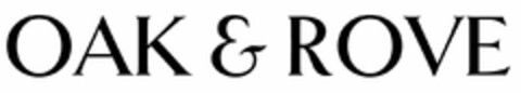 OAK & ROVE Logo (USPTO, 24.12.2019)