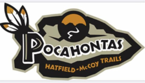 POCAHONTAS HATFIELD-MCCOY TRAILS Logo (USPTO, 04/23/2020)