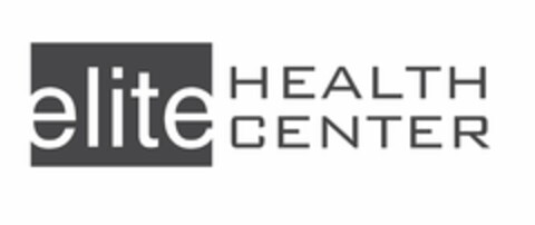 ELITE HEALTH CENTER Logo (USPTO, 13.05.2020)