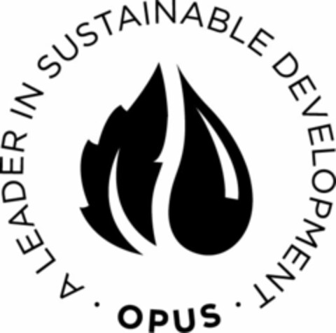 · OPUS · A LEADER IN SUSTAINABLE DEVELOPMENT Logo (USPTO, 07.04.2009)