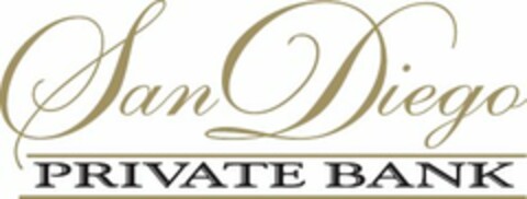 SAN DIEGO PRIVATE BANK Logo (USPTO, 15.06.2010)