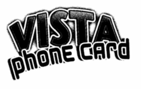 VISTA PHONE CARD Logo (USPTO, 26.07.2010)