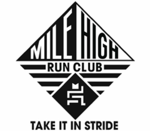 MILE HIGH RUN CLUB TAKE IT IN STRIDE Logo (USPTO, 02/18/2012)