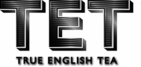 TET TRUE ENGLISH TEA Logo (USPTO, 03/26/2012)